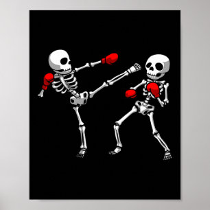 Poster Conception cool Kickboxer Pour Hommes Femmes Boîte