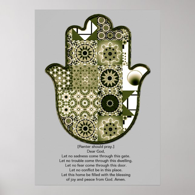 Poster Conception d'affiche revisitée de la main de Khams (Devant)