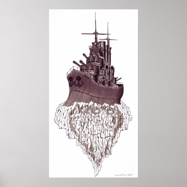 Poster Conception d'affiches d'art graphique abstrait de  (Devant)