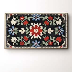 Poster Conception d'art folklorique vintage