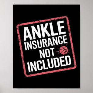 Poster Conception d'assurance de cheville de squelette dr