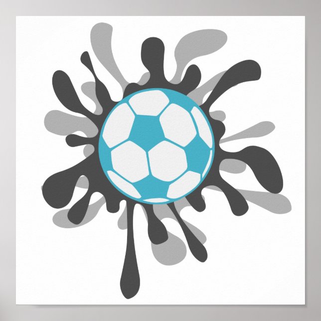 Poster Conception de balle de football (Devant)