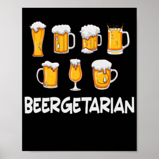 Poster Conception de bière végétarienne pour brasserie de