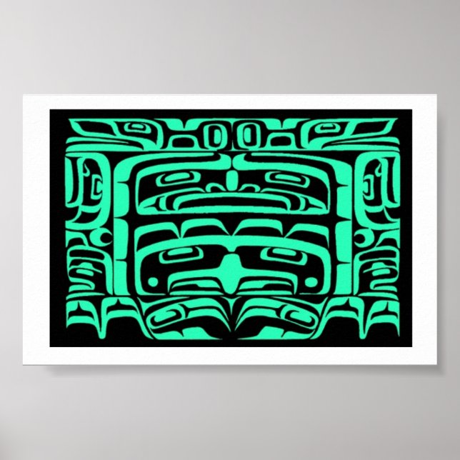 Poster Conception de boîte Bentwood (Devant)