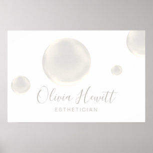 Poster conception de bulles de savon
