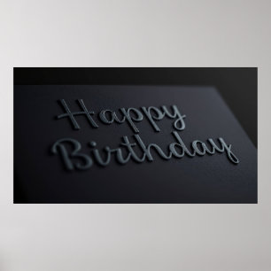 Poster Conception de célébration minimale pour un joyeux 