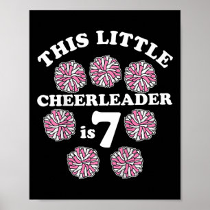 Poster Conception de cheerleader pour enfants pour votre