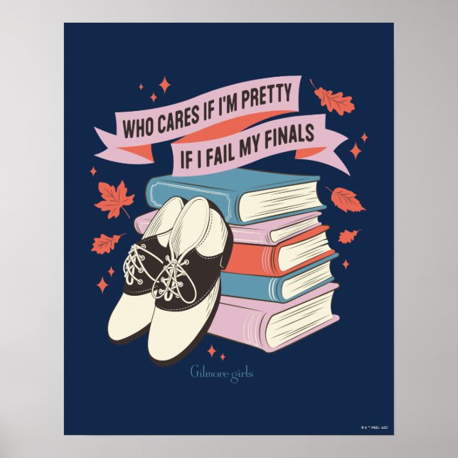 Poster Conception de citation de finales de Gilmore Girls (Devant)