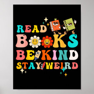 Poster Conception de citation de livre de lecteur drôle p