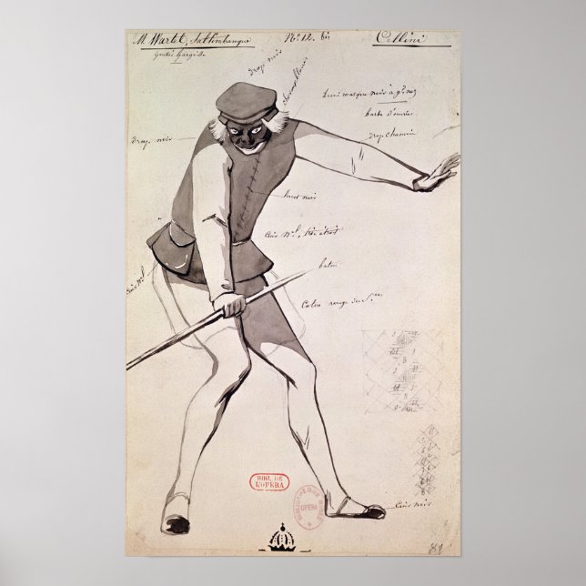 Poster Conception de costume pour Acrobat (Devant)
