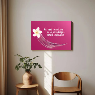 Poster Conception de fleurs pour ongles stylés