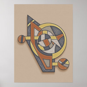 Poster Conception de fusion géométrique