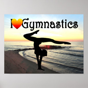 POSTER CONCEPTION DE GYMNASTICS