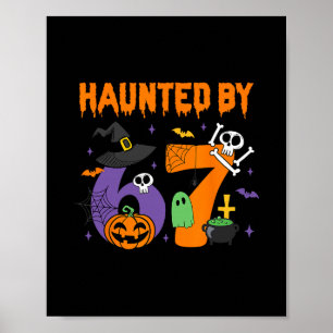 Poster Conception de Halloween hanté 67 Six Sept Meme 1 (