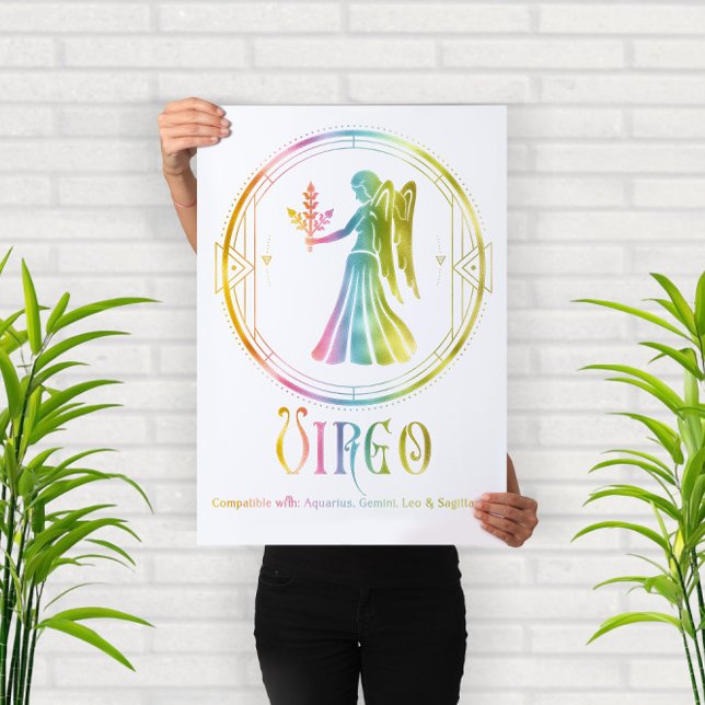 Poster Conception de la compatibilité des virus Zodiac (Créateur téléchargé)