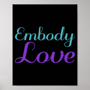 Poster Conception de la prévention de l'amour incarné