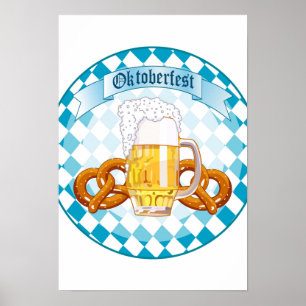 Poster Conception de la ronde de célébration de l'Oktober