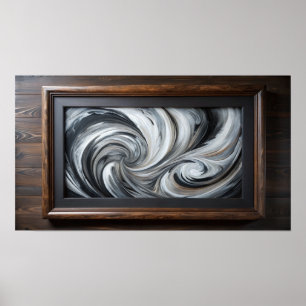 Poster Conception de la télévision par cadre