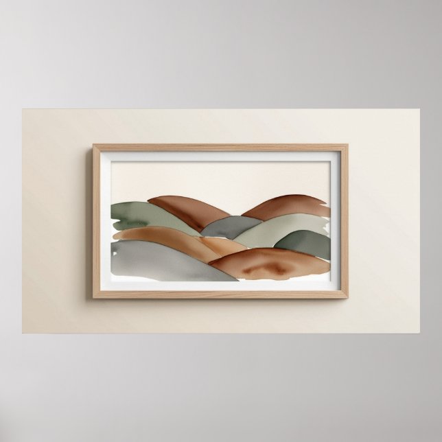 Poster Conception de la télévision par cadre (Devant)