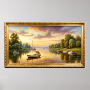 Poster Conception de la télévision par cadre