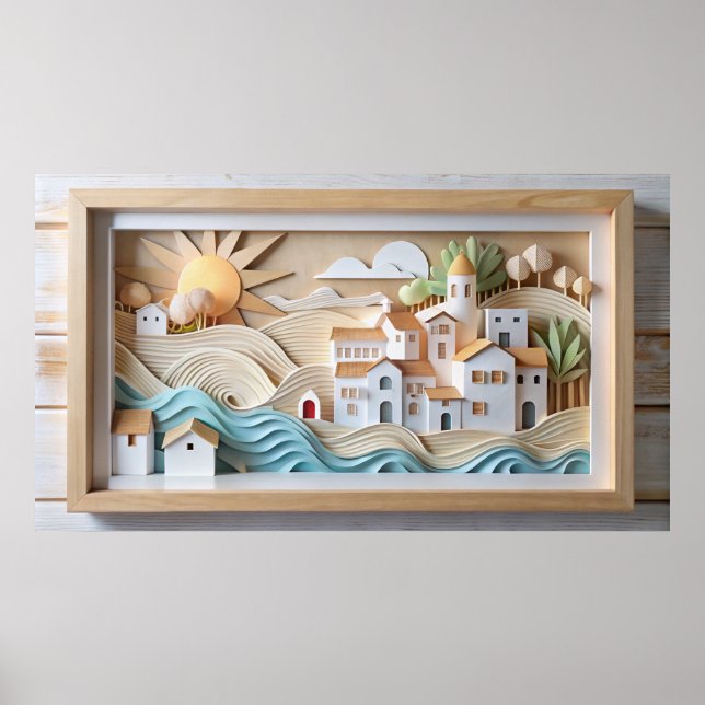 Poster Conception de la télévision par cadre (Devant)