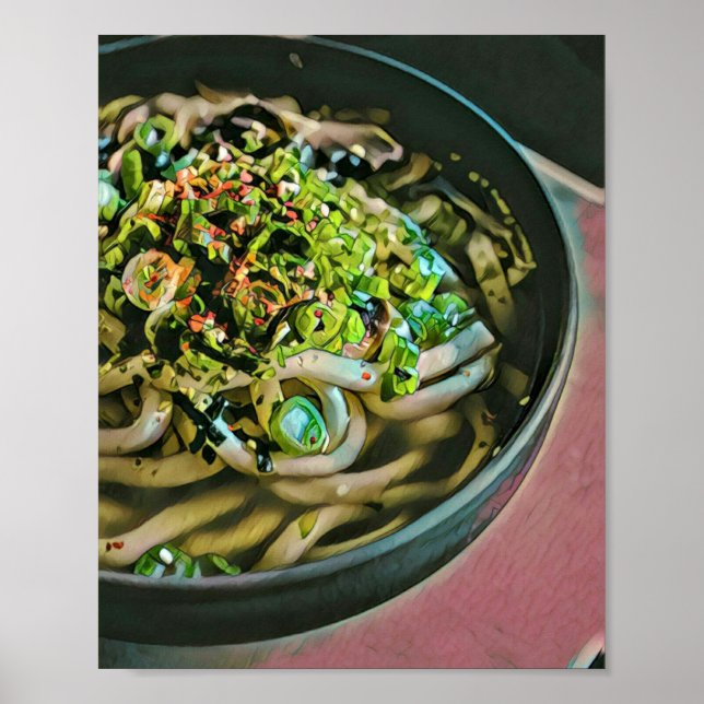 Poster Conception de l'amoureux des nouilles (Devant)