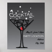 Conception de l'invitation à la soirée Cocktail