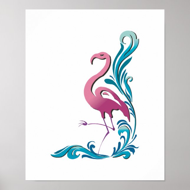 Poster conception de motif flamand (Devant)