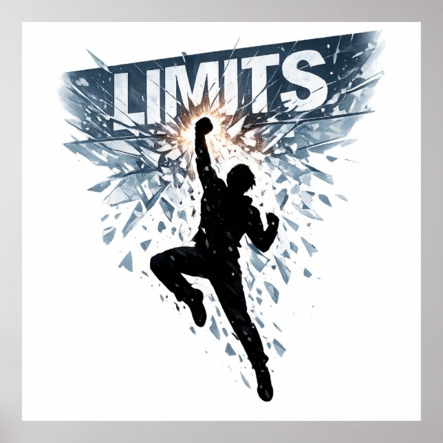 Poster Conception de motivation sans limites  (Devant)