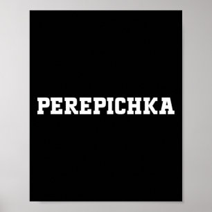 Poster Conception de nourriture Perepichka pour hommes fe