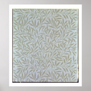 Poster Conception de papier peint de saule, 1874