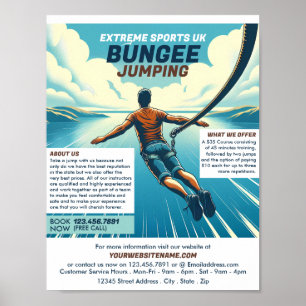 Poster Conception de pare-chocs - Bungee Jumping Course P