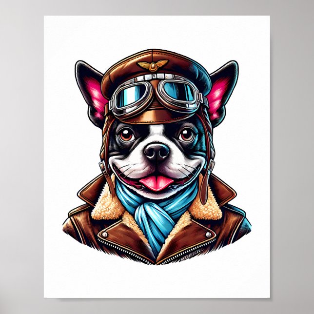 Poster Conception de pilote de Bostie (Devant)