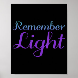 Poster Conception de prévention du suicide Lumière à rete