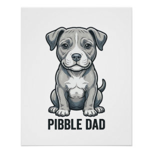 Poster Conception de t-shirt de chien de gravure vintage