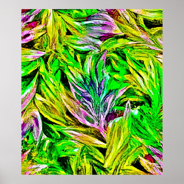 Poster Conception de traits Plantes dynamiques (Devant)
