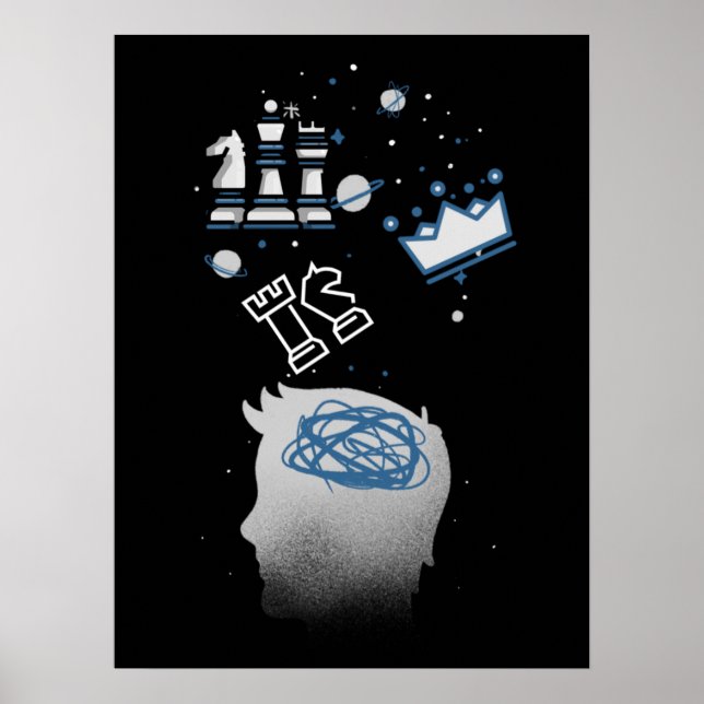 Poster Conception des échecs (Devant)