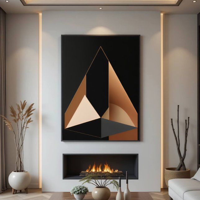 Poster Conception d'intérieur de luxe Moderne Abstraite (Créateur téléchargé)