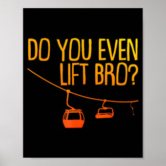 Poster Conception drôle de ski snowboard pour hommes femm