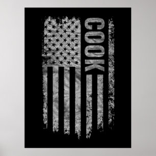 Poster Conception du drapeau américain en détresse pour c