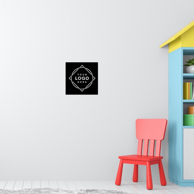 Poster Conception élégante et épurée de logo avec code QR (Pépinière 1)