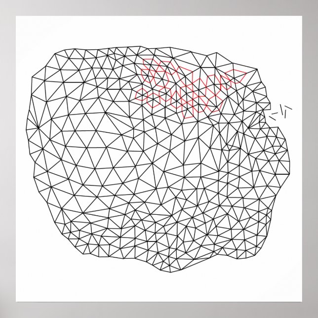 Poster Conception géométrique de triangulation (Devant)