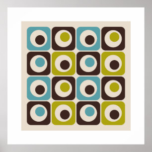 Poster Conception géométrique minimaliste