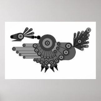 Poster Conception géométrique Peacock