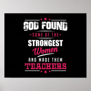 Poster Conception hilare de profession de professeurs