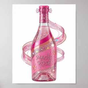 Poster Conception MAGIE ROSÉE Argent Classique