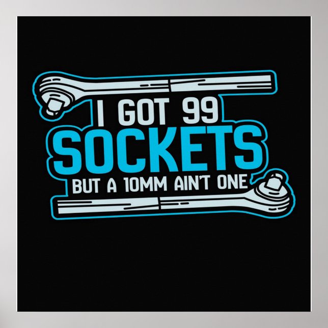 Poster Conception mécanique drôle de voiture | Toile méca (Devant)