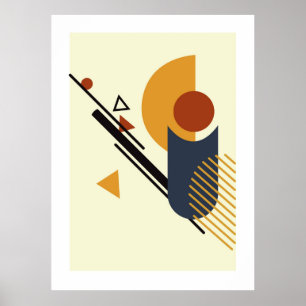 Poster Conception moderne Abstraite