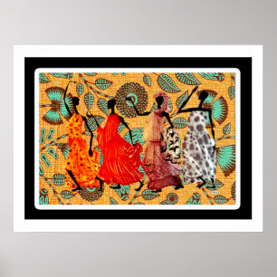 Poster Conception Moderne de l'Héritage Africain • Célébr