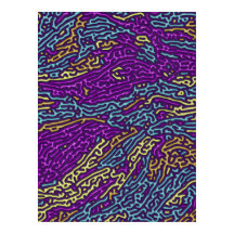 Conception Motif rétroactive de Neon psychédélique